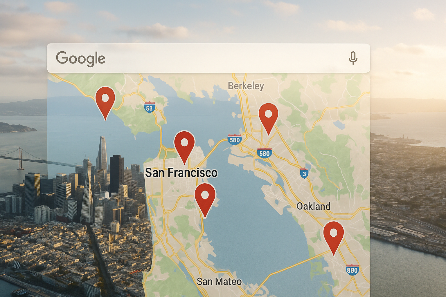San Francisco Bay Area Coverage Map